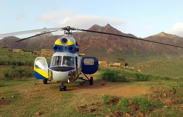 Вертолет на Сокотре (Heli on Socotra)
